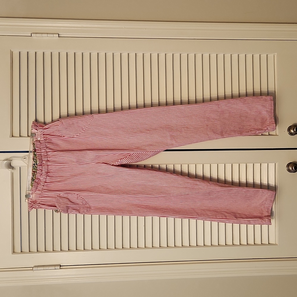 Mini Boden Elastic Pink Stripe Pull On Pants (Price Drop 06/26-07/05)